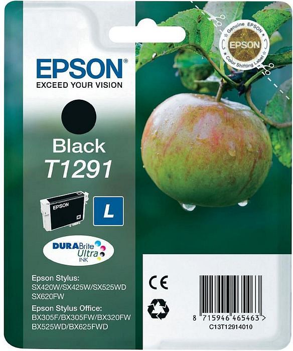 Epson T1291 Tintenpatrone in Farbe black