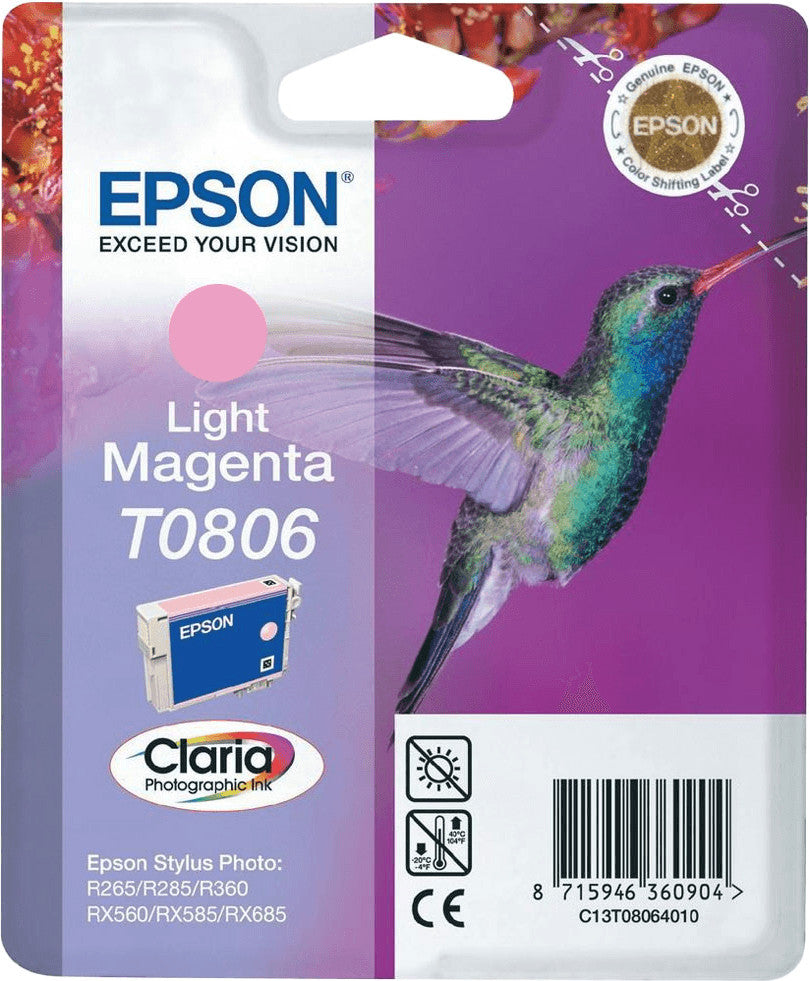 Epson T0806 Tintenpatrone in Farbe light-magenta