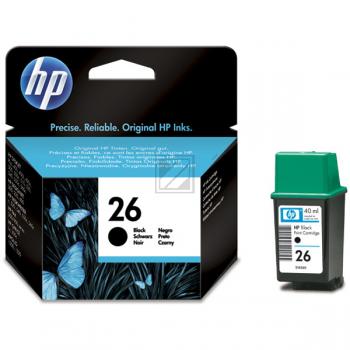 HP 51626A Tintenpatrone in Farbe black