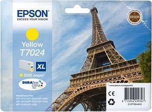 Epson Tintenpatrone in Farbe yellow