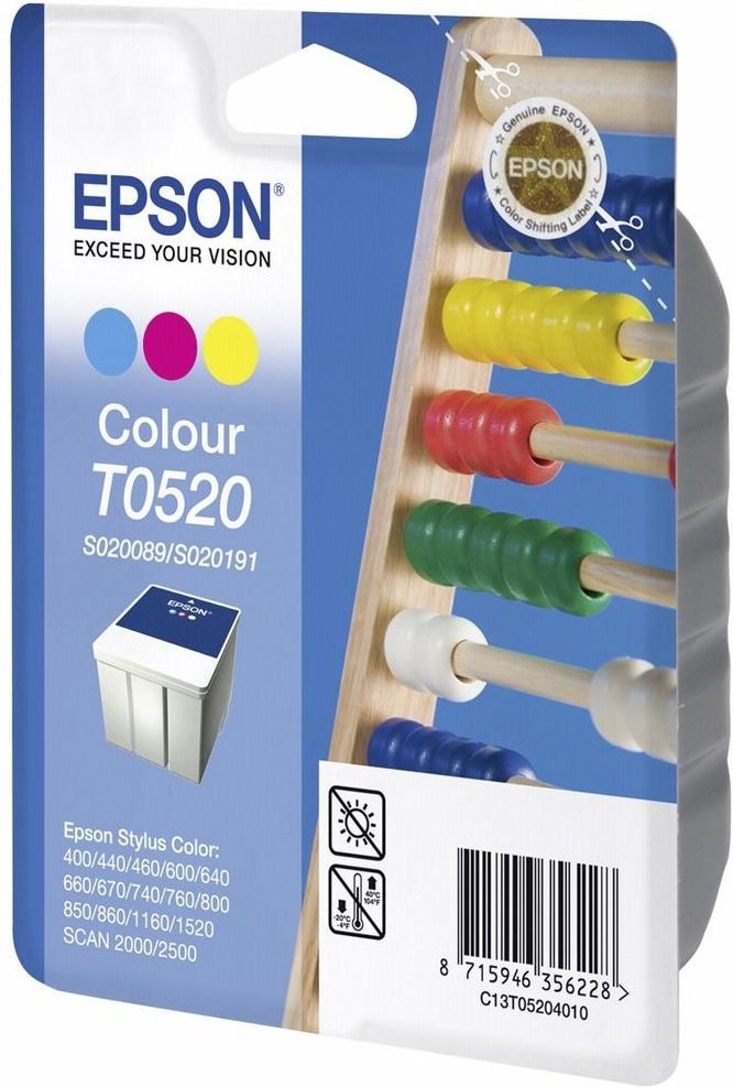 Epson Tintenpatrone in Farbe tri-color