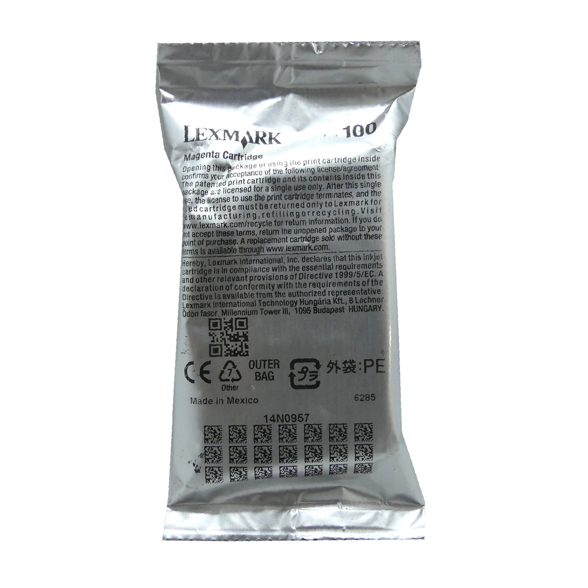 Lexmark Tintenpatrone in Farbe magenta