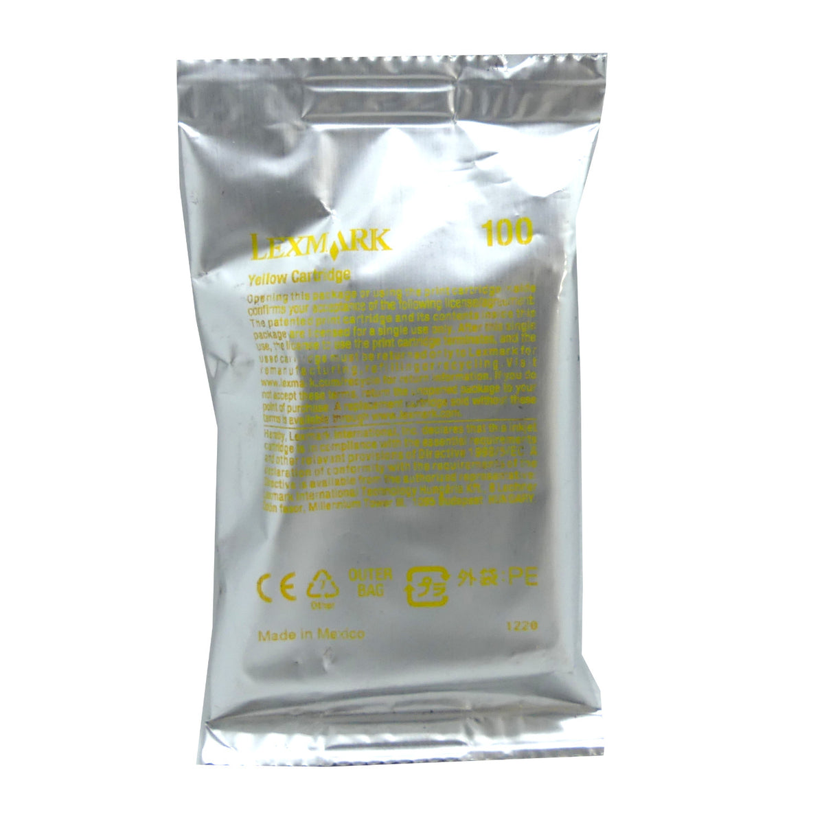Lexmark Tintenpatrone in Farbe yellow