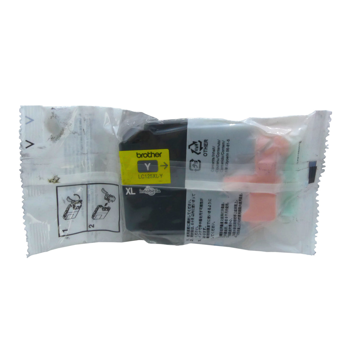 Brother Tintenpatrone in Farbe yellow