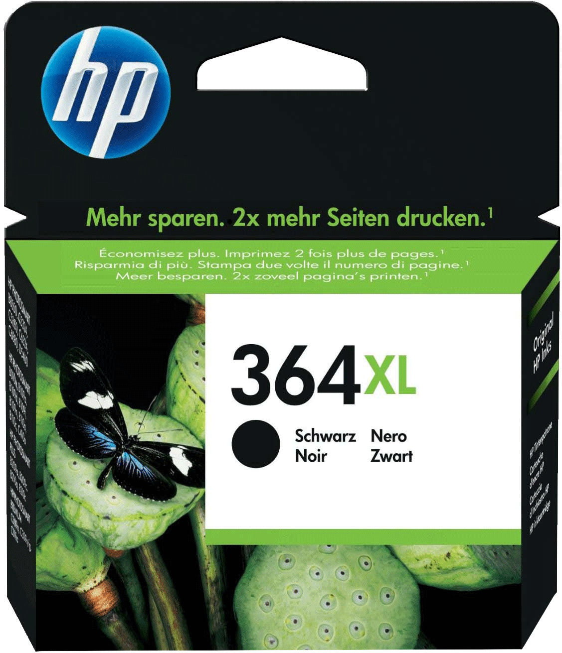 HP Tintenpatrone in Farbe black