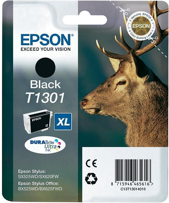 Epson T1301 Tintenpatrone in Farbe black