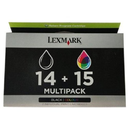 Lexmark 14/15 Tintenpatrone in Farbe black