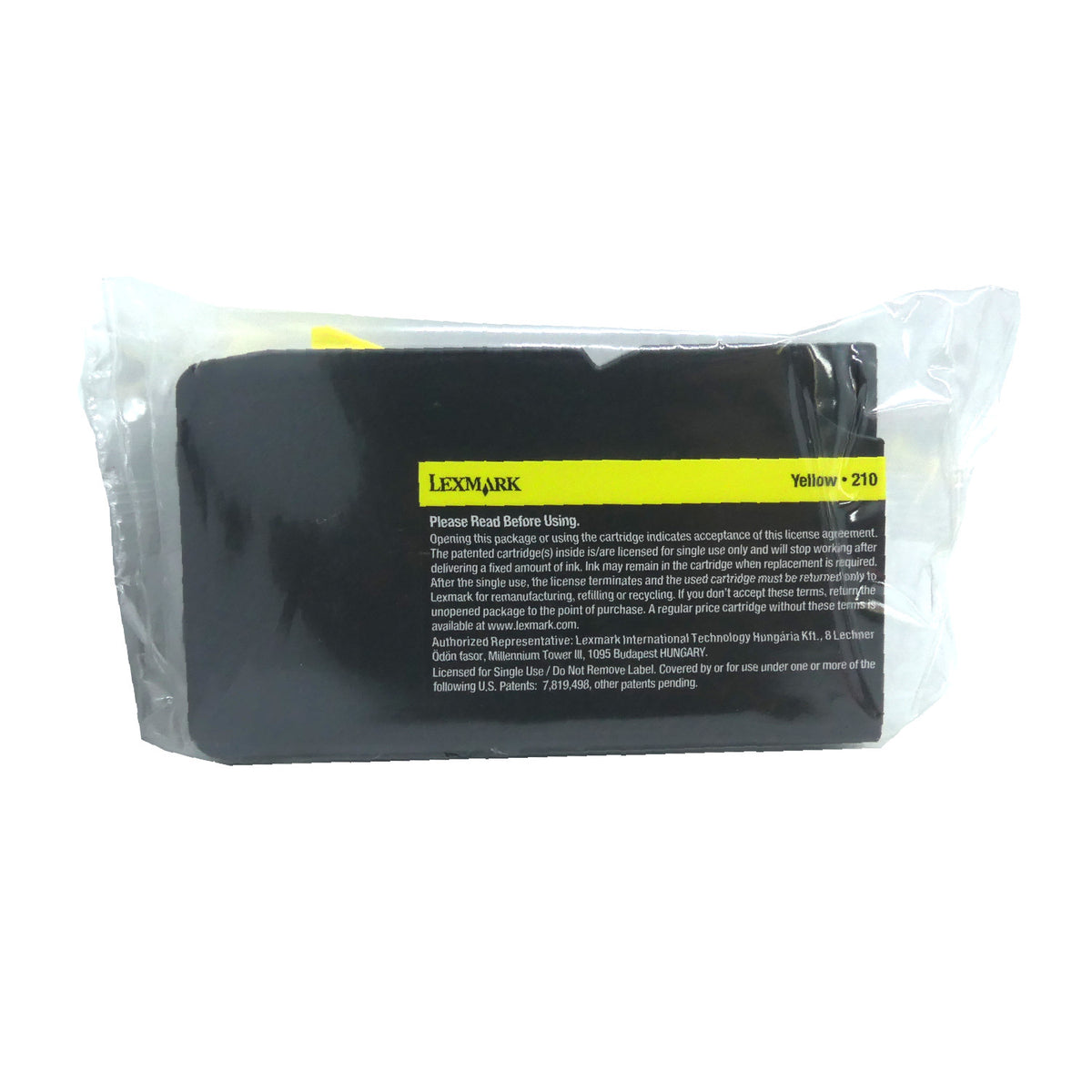 Lexmark 210 Tintenpatrone in Farbe yellow