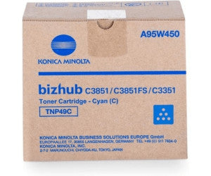 Konica Minolta TNP-49C Toner in Farbe cyan