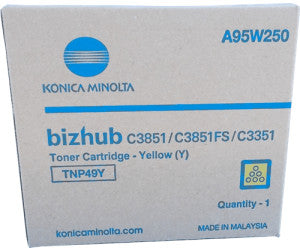 Konica Minolta TNP-49Y Toner in Farbe yellow