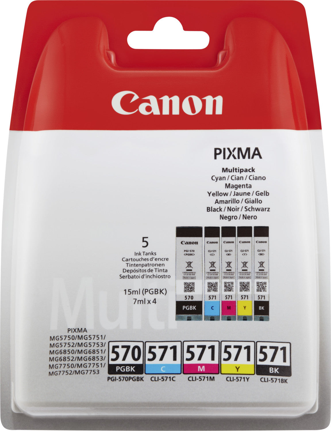 Canon Tintenpatrone in Farbe black