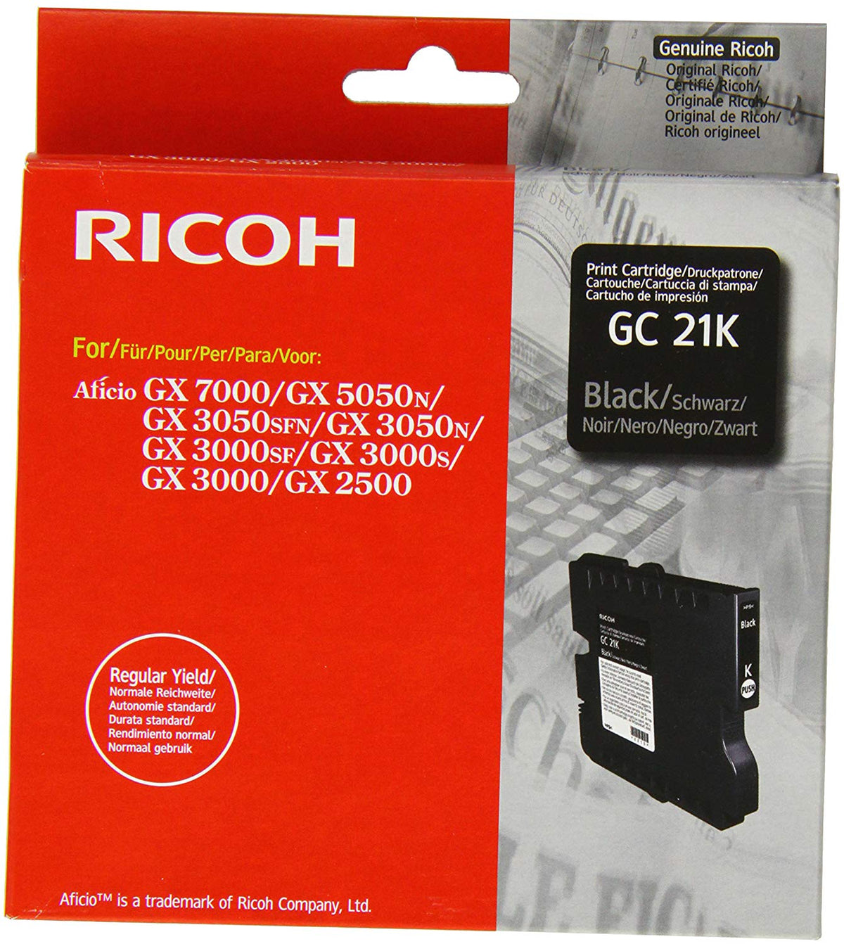 Ricoh 405532 Tintenpatrone in Farbe black