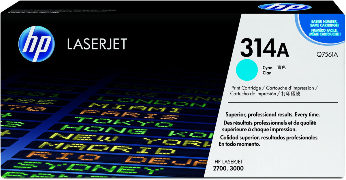HP 314A Toner in Farbe cyan