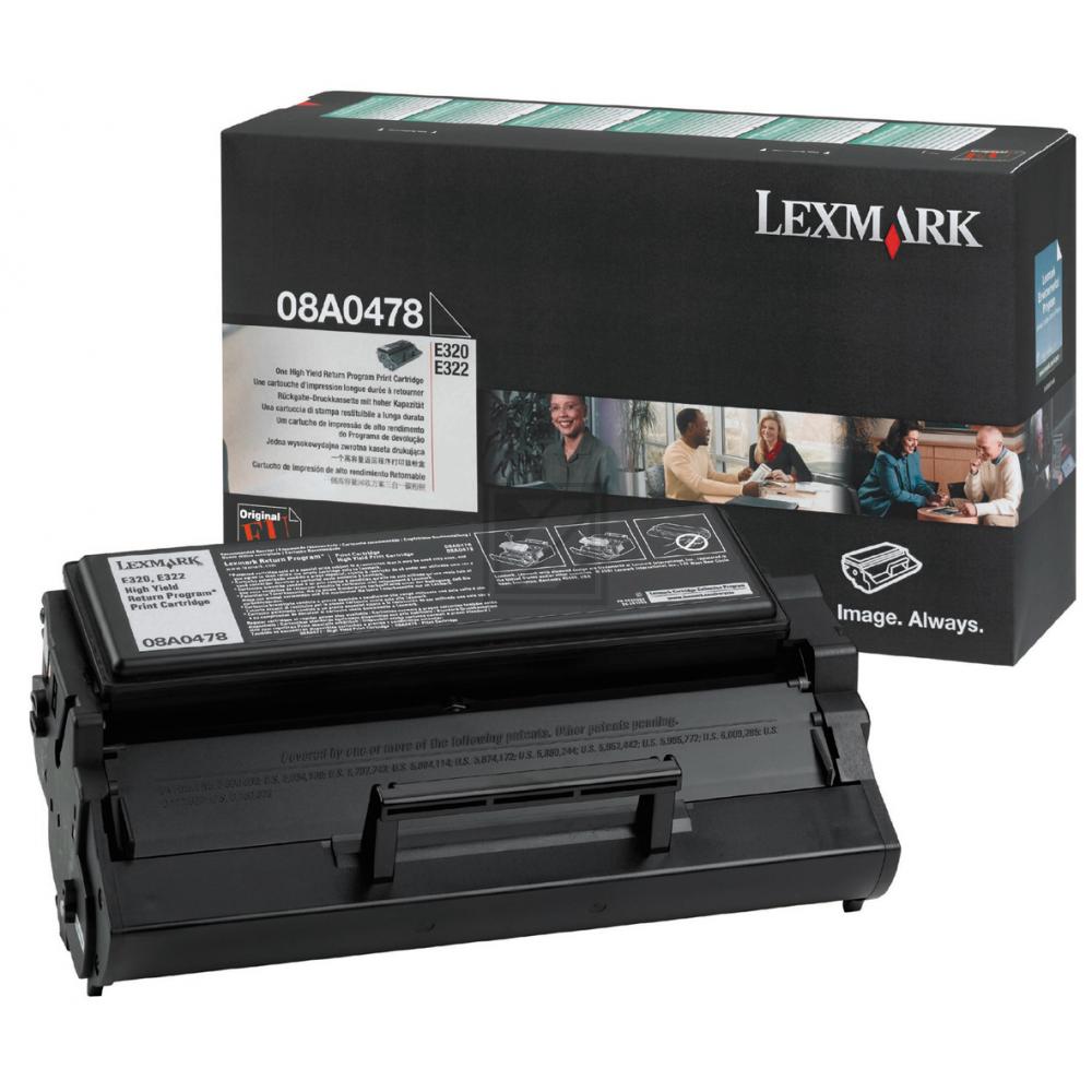 Lexmark Toner in Farbe black