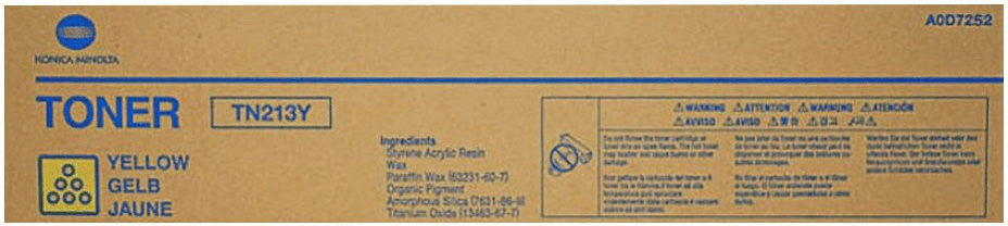 Konica Minolta TN-213Y Toner in Farbe yellow