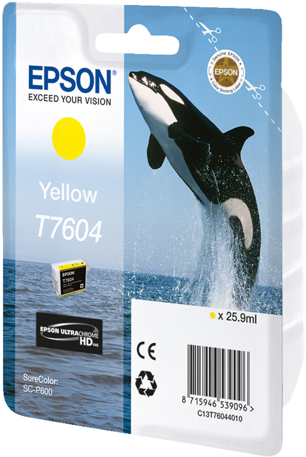 Epson Tintenpatrone in Farbe yellow
