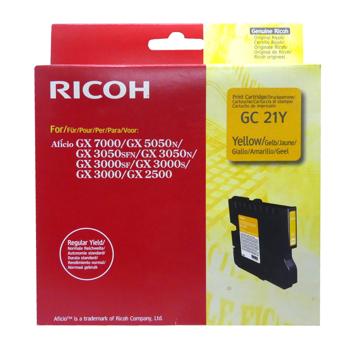 Ricoh 405535 Tintenpatrone in Farbe yellow