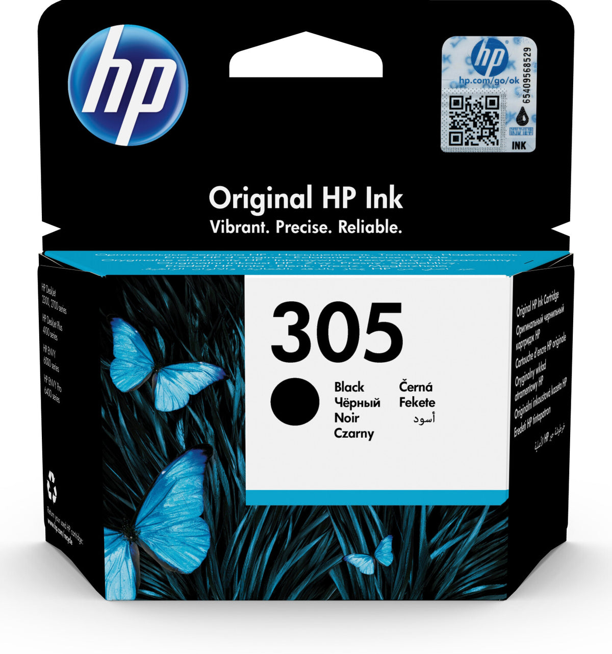 HP Tintenpatrone in Farbe black