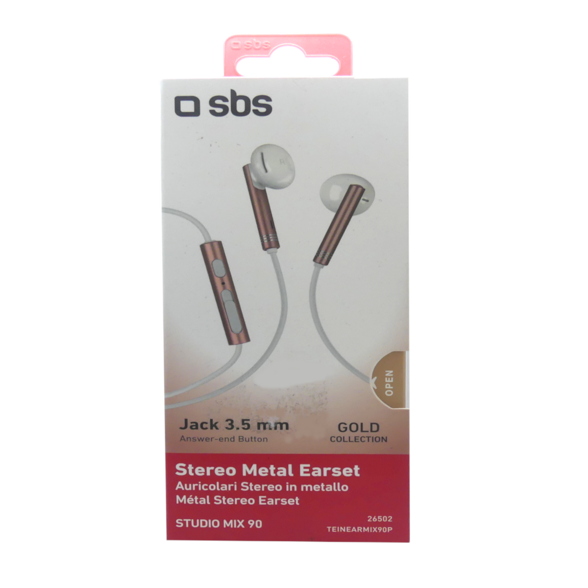 SBS Stereo Metal Earset 26502