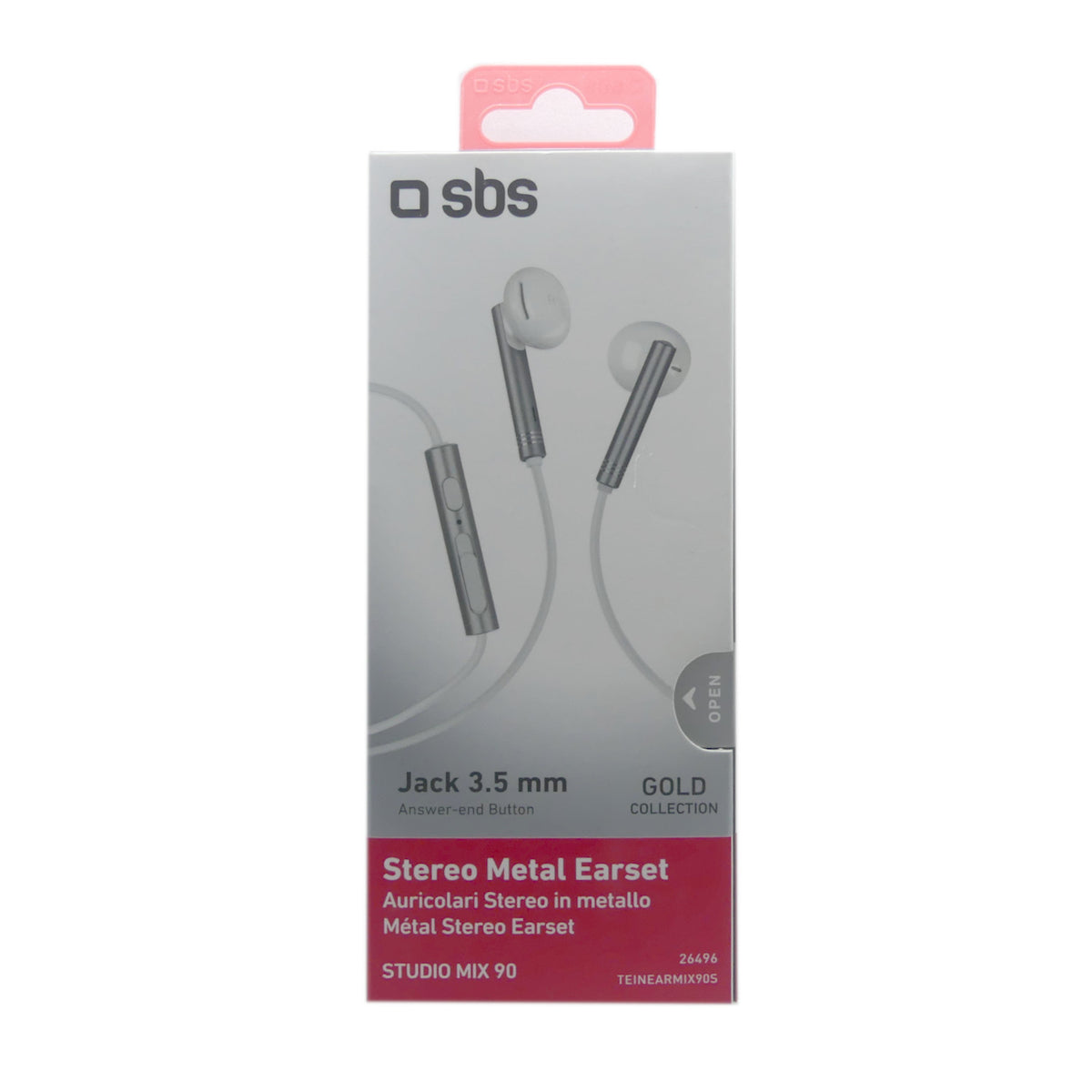 SBS Stereo Metal Earset 26496