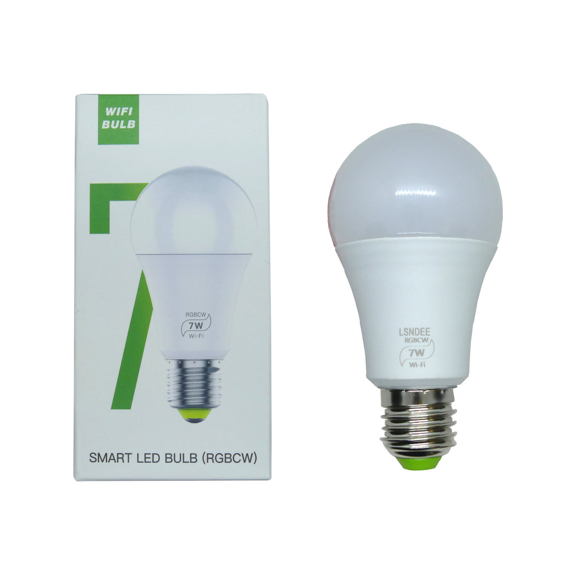 2x LSNDEE Wifi Smarthome Glühbirne E27