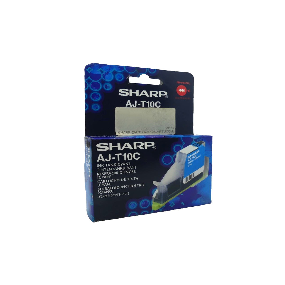 Sharp AJ-T10C Tintenpatrone in Farbe cyan