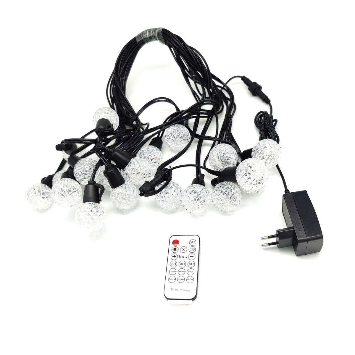 20 LED Lichterkette Retro Glühbirnendesi