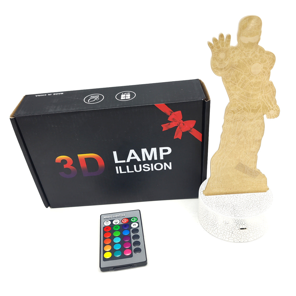 3D Lampen Illusion Roboter Anzug