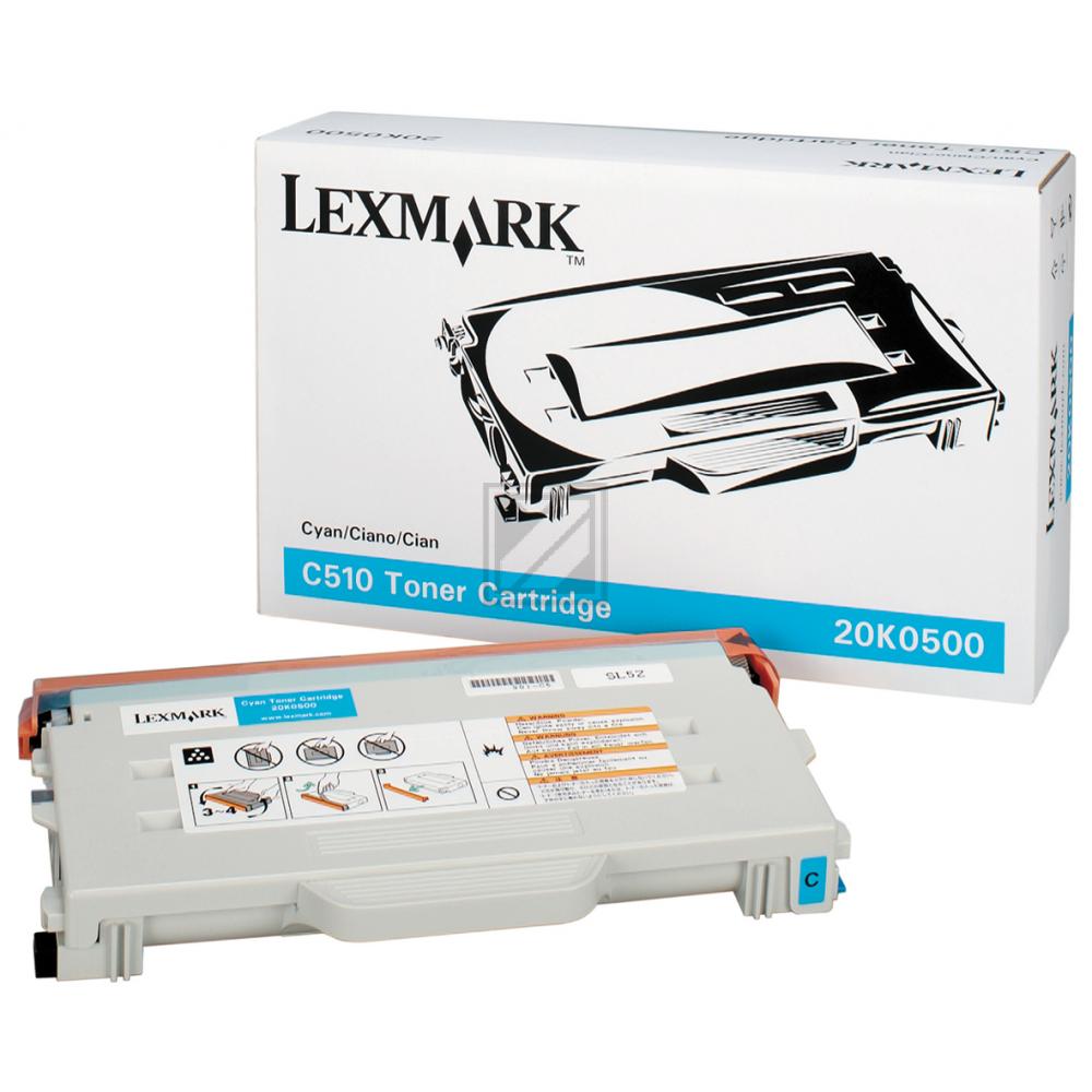 Lexmark Toner in Farbe cyan