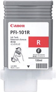 Canon PFI-101R Tintenpatrone in Farbe red