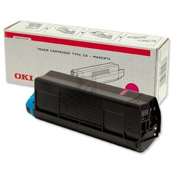Oki Toner in Farbe magenta