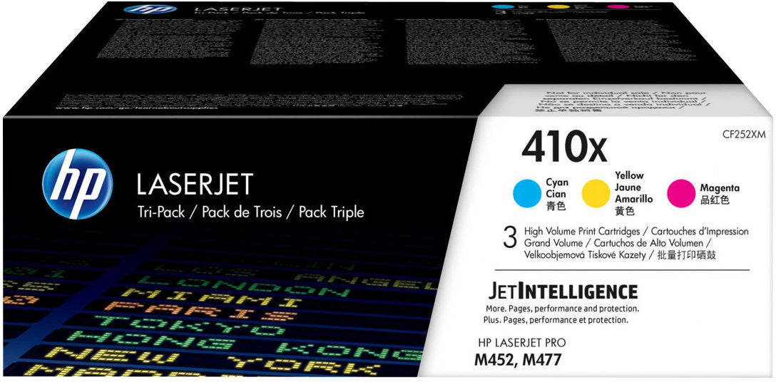 HP 410X Toner in Farbe tri-color