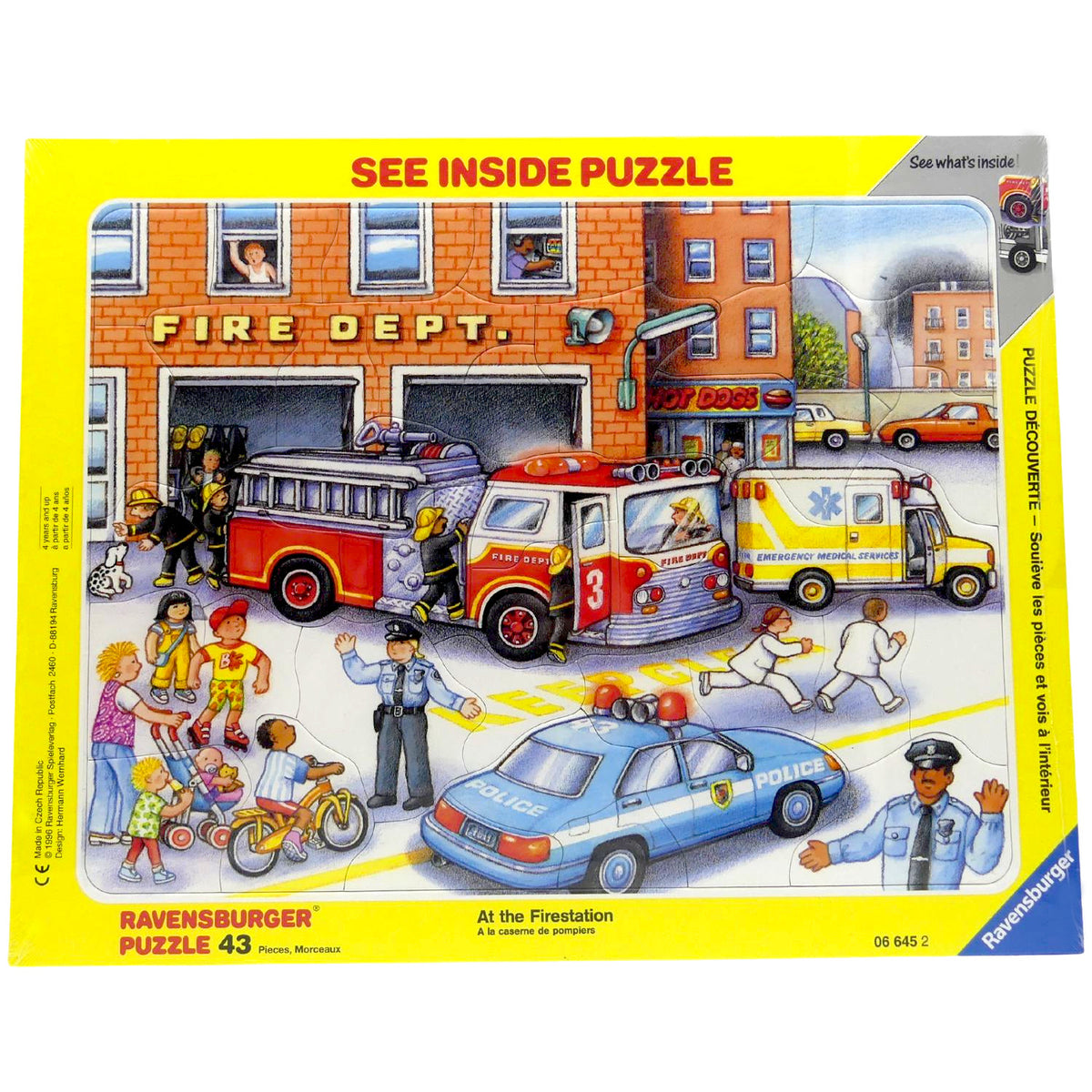 Ravensburger Puzzle Feuerwehrstat 066452