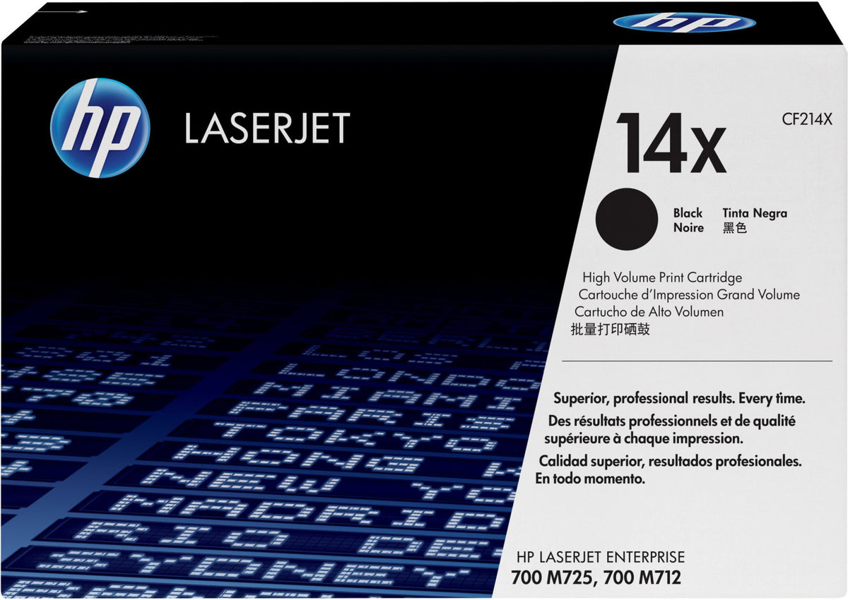 HP 14X Toner in Farbe black