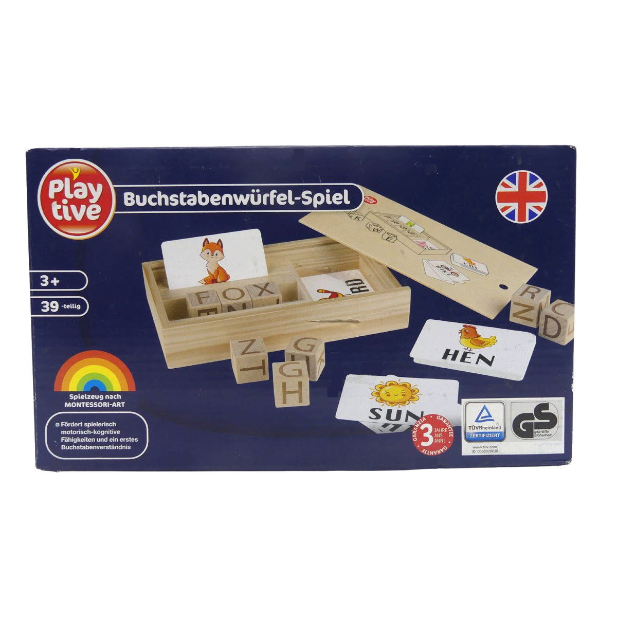 Playtive Buchstabenwürfel-Spiel