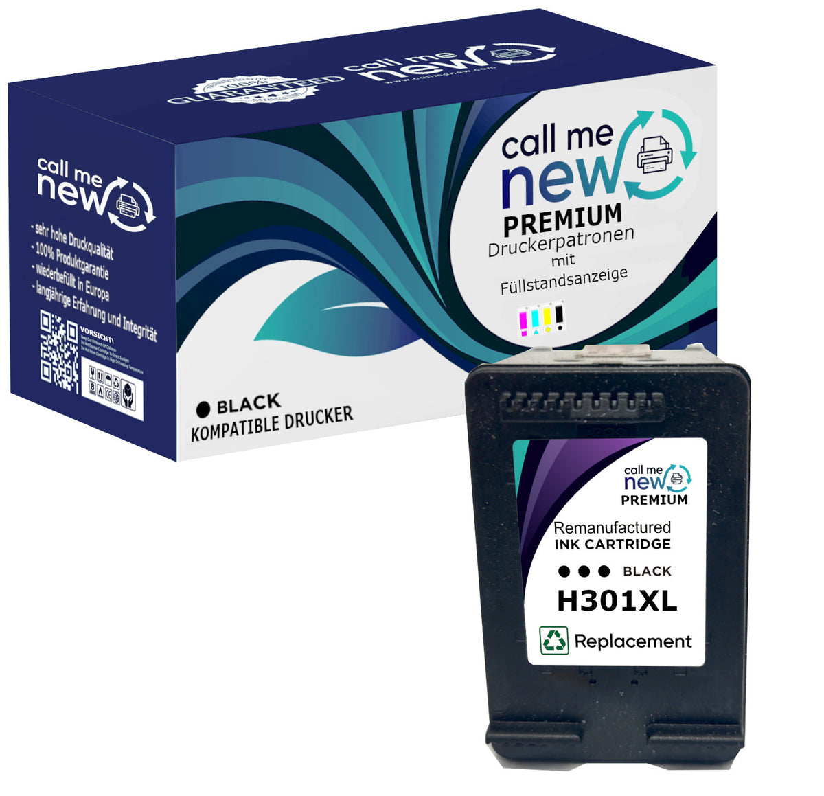 HP 301XL Tintenpatrone in Farbe black