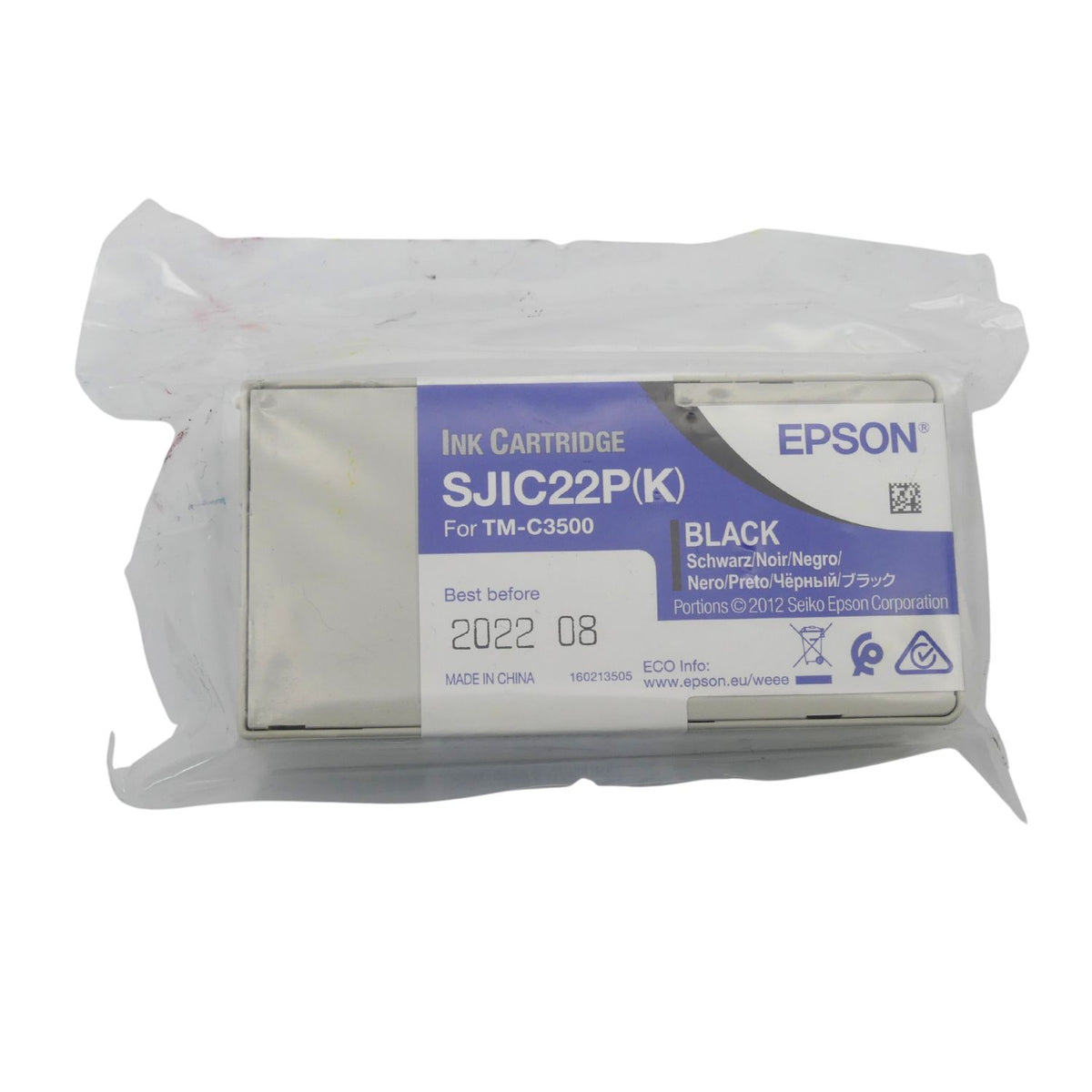 Epson SJIC22PK Tintenpatrone in Farbe black