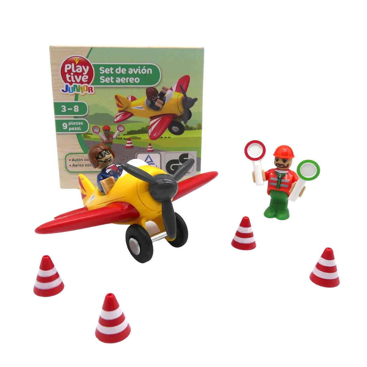 Playtive Junior Holzflugzeug