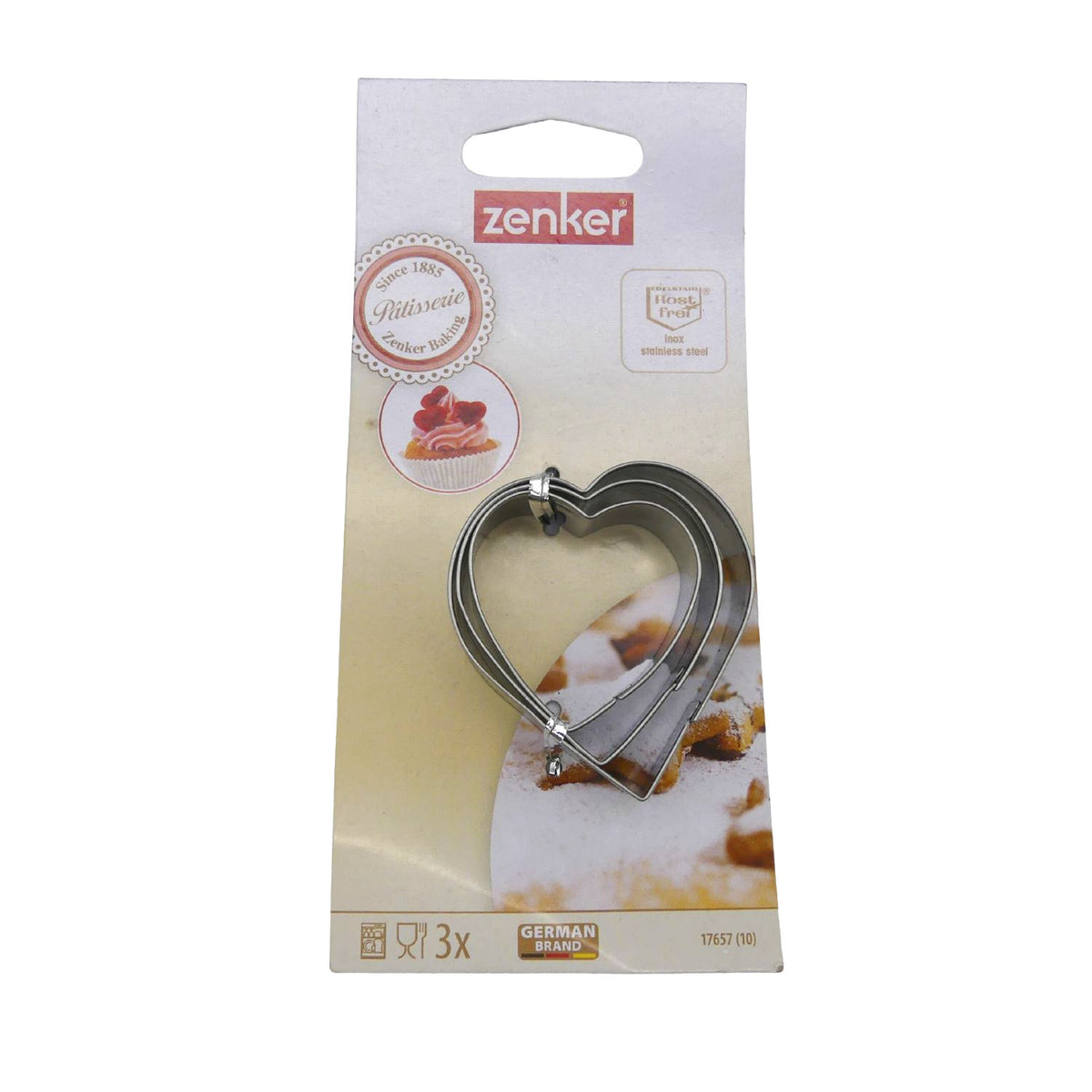 zenker Herz 3er Set Ausstecher