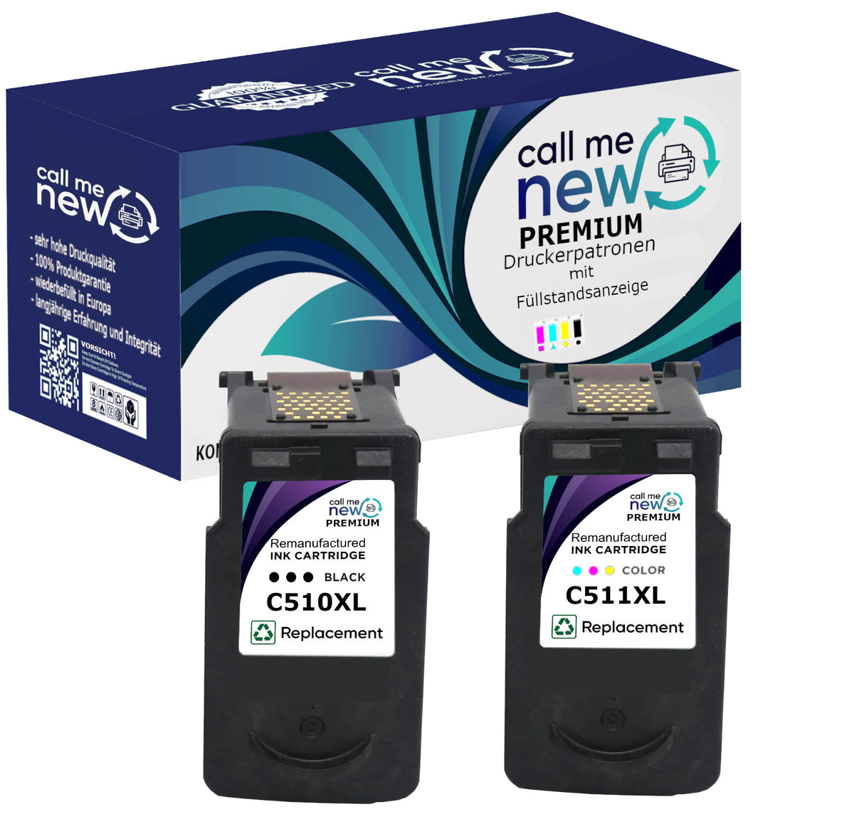 Canon PG510/511 Tintenpatrone in Farbe black-tri-color