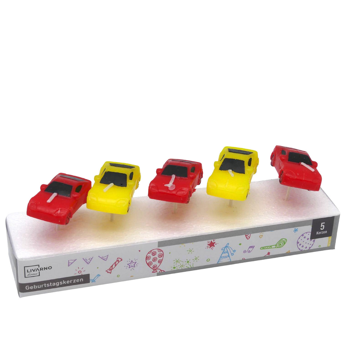Livarno Geburtstagskerzen Autos