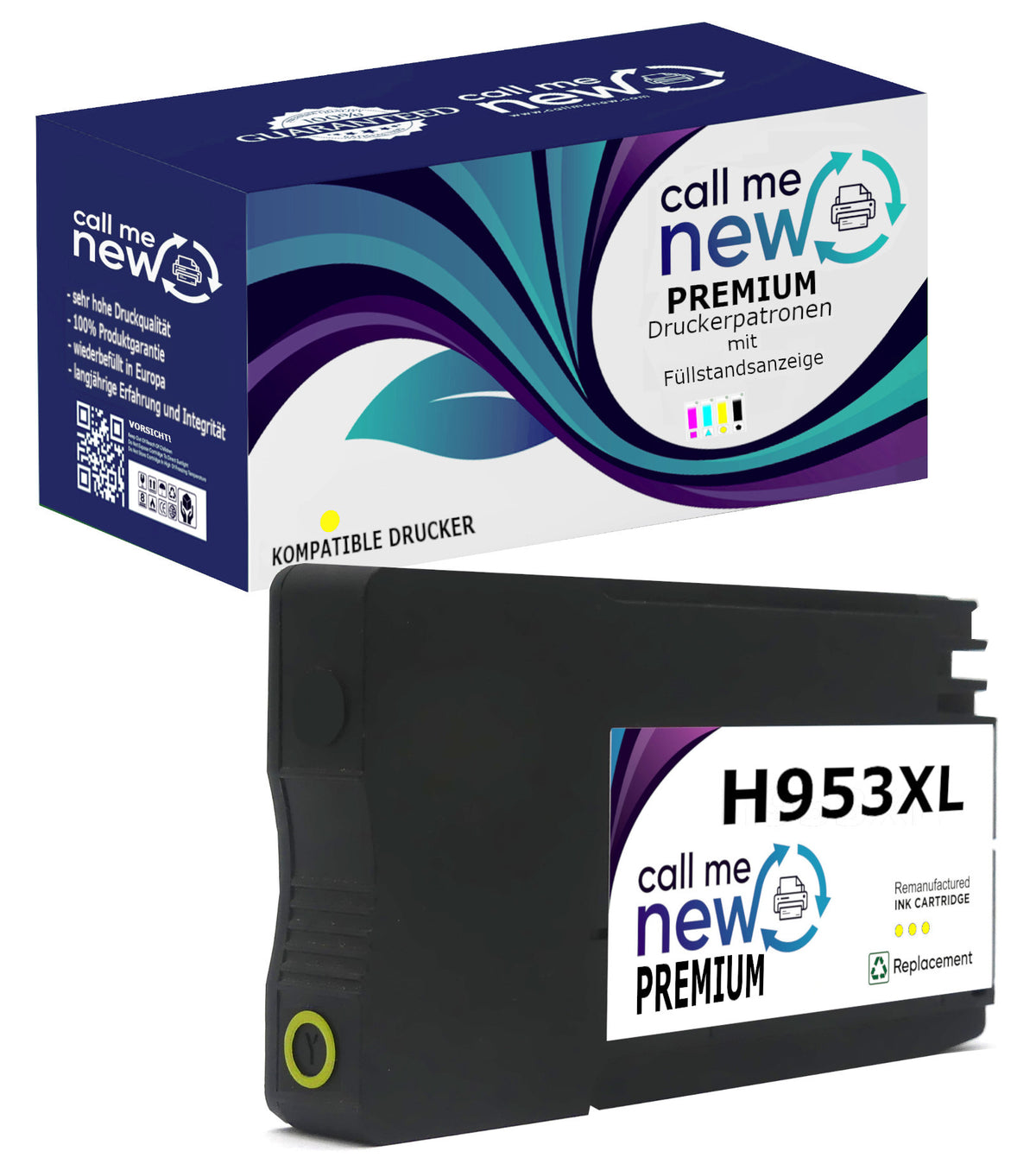 HP 953XL Tintenpatrone in Farbe yellow