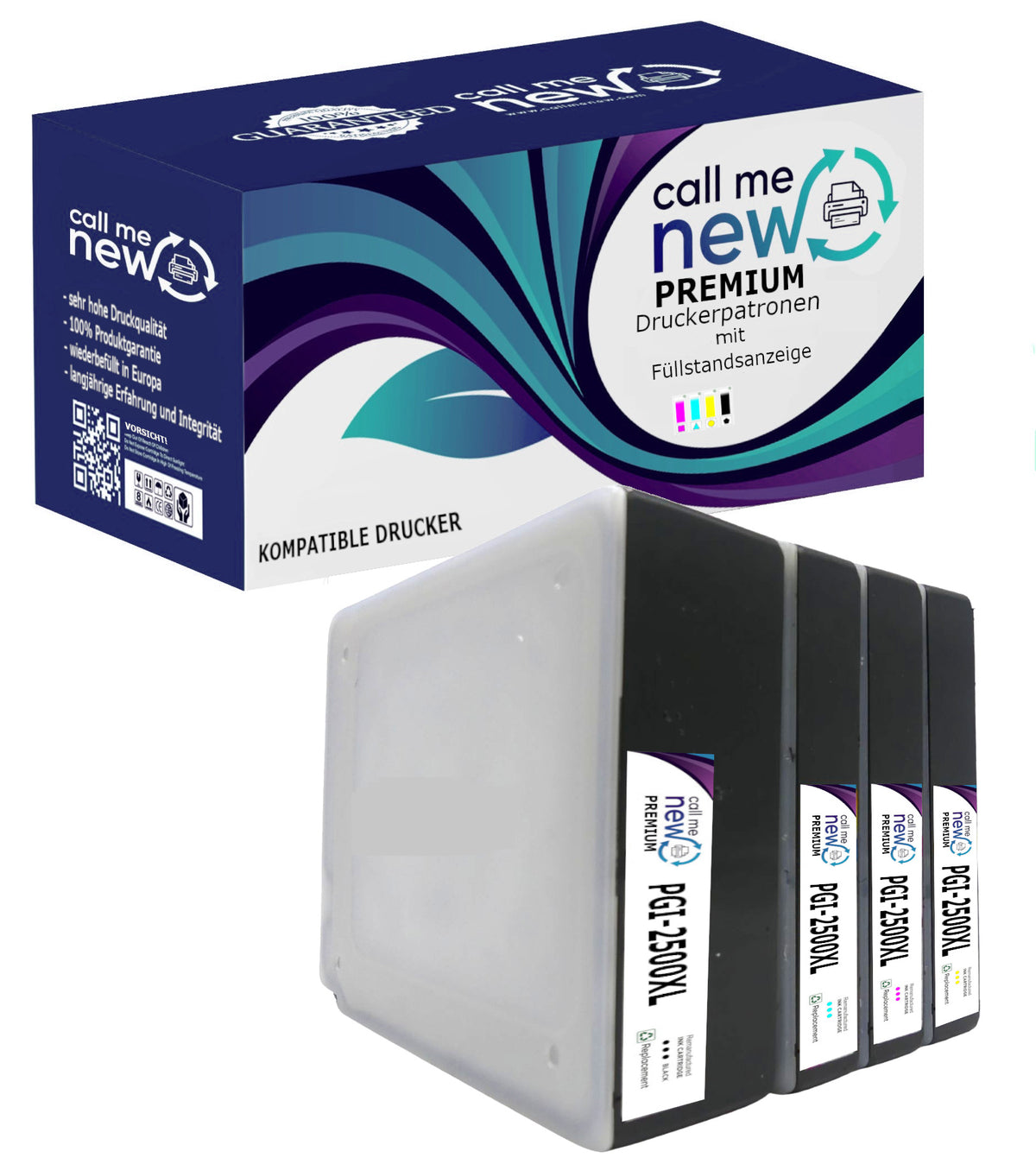 Canon PGI2500XL Tintenpatrone in Farbe black-tri-color