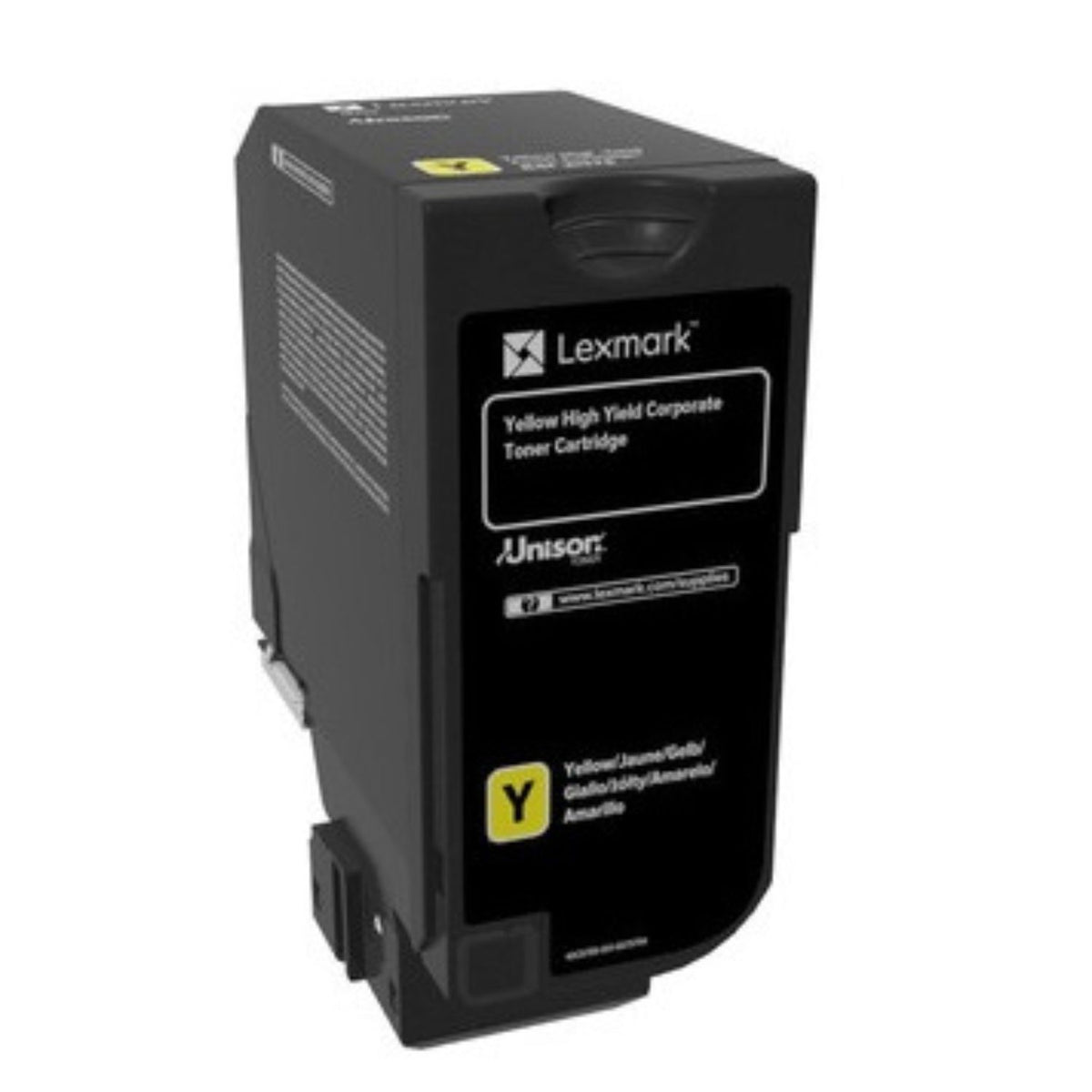 Lexmark Toner in Farbe yellow