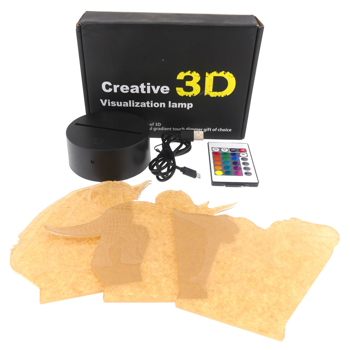 3D LED Nachttischlampe Fantasie