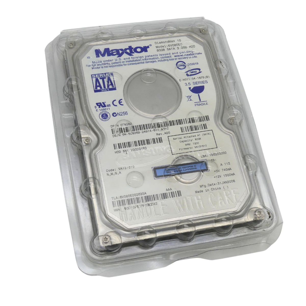 HDD Maxtor DiamondMax 10 6V080E0 SATA