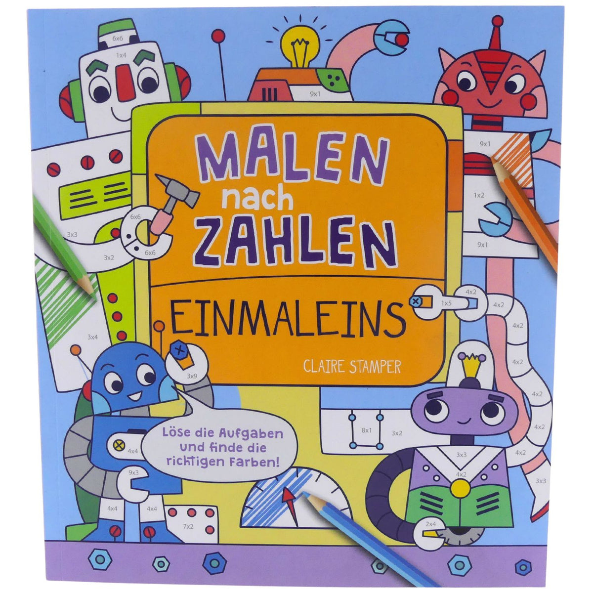 Buch Malen nach Zahlen Einmaleins
