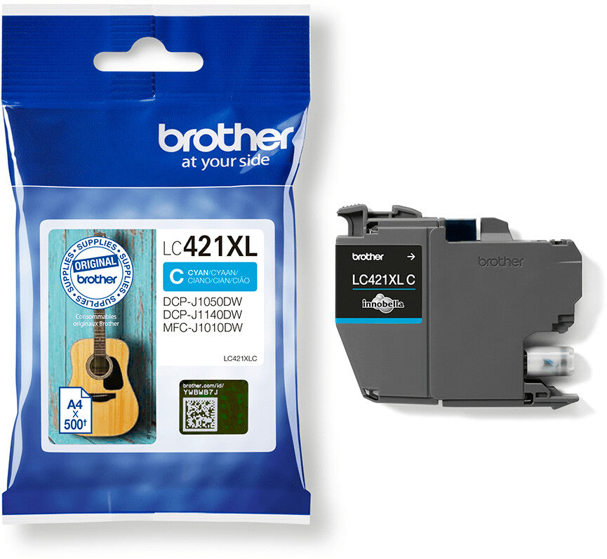 Brother LC-421XL Tintenpatrone in Farbe cyan