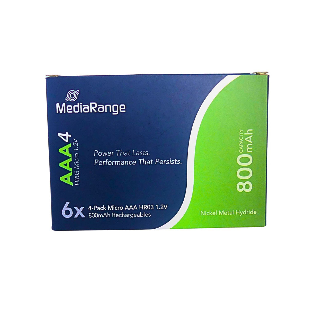 6 x 4 MediaRange AAA4 Batterien 1.2V
