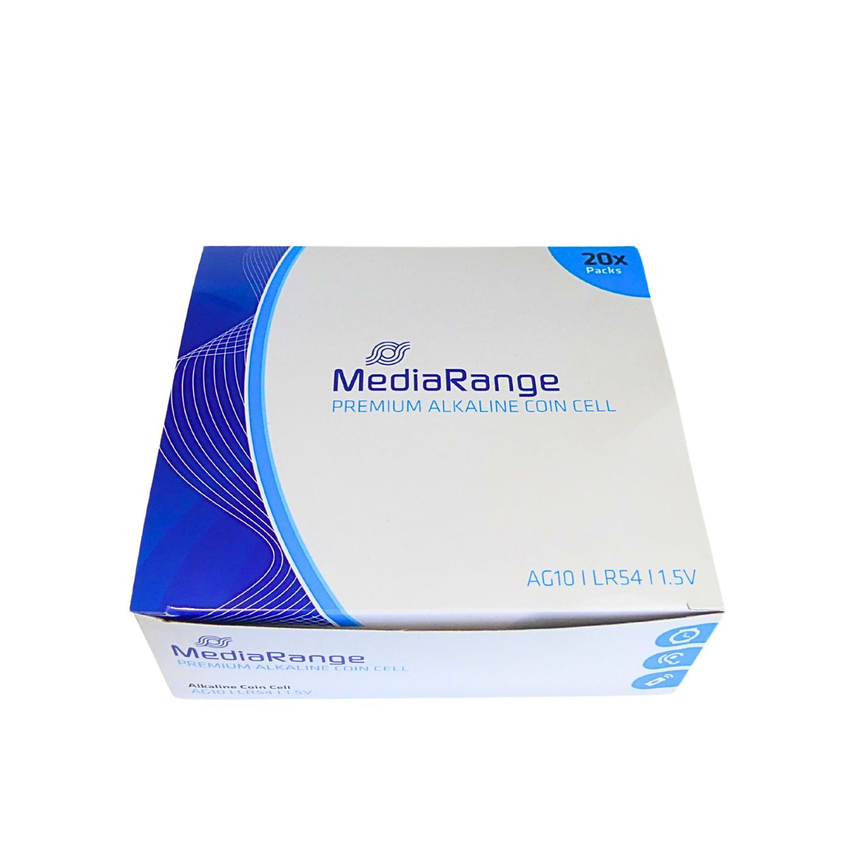 20x10MediaRange LR54 Knopfzelle Batterie
